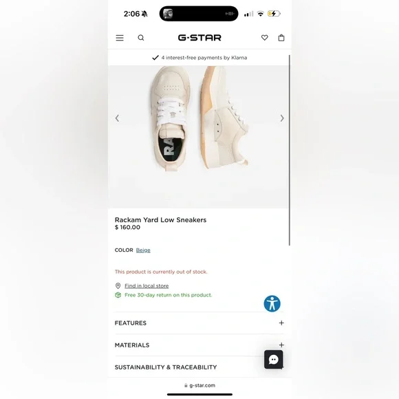 G-Star Raw Rackam Yard Low Sneakers EU 40 - Picture 9 of 9